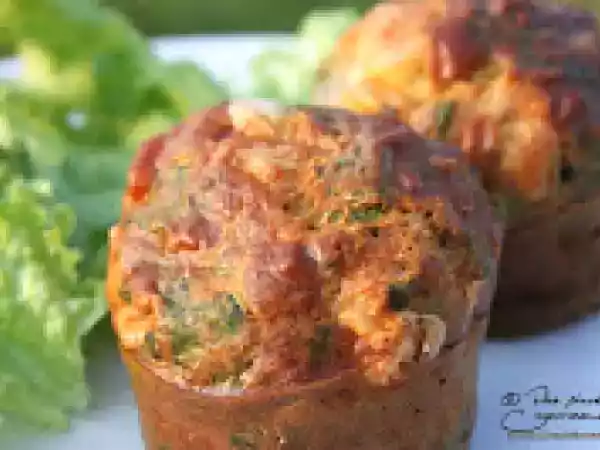 Recette Muffins au beaufort, épinard et lardons