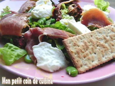 Recette Salade italienne aux fèves sans lait et sans gluten