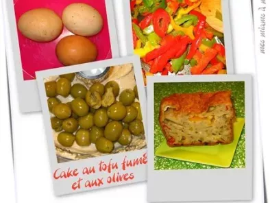 Recette Cake au tofu fumé et aux olives