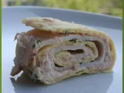 Recette Wrap léger au blanc de poulet et rillette de thon (version dukan)
