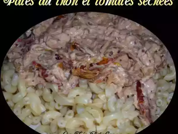Recette Pâtes au thon et tomates séchées