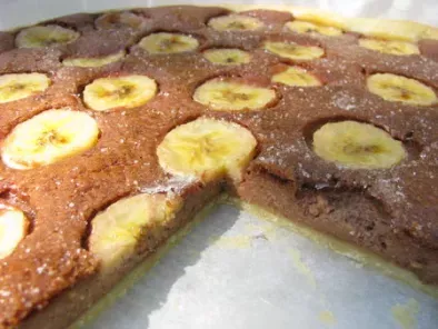 Recette La tarte banane chocolat