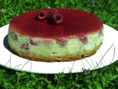 Recette Cheesecake framboises / matcha