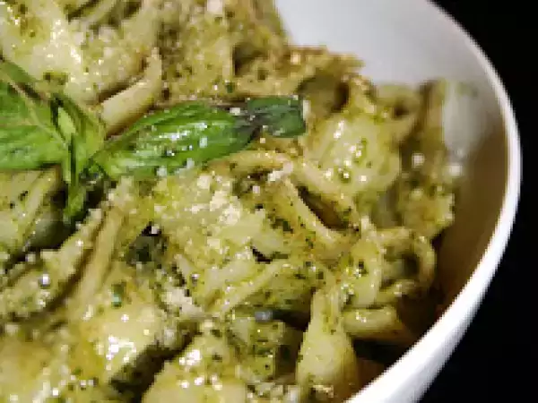 Recette Mes pates au pesto !!!
