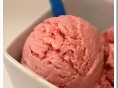 Recette Crème glacée fraises façon smoothies