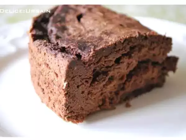 Recette Moelleux vapeur très chocolat, sans beurre, ni huile.