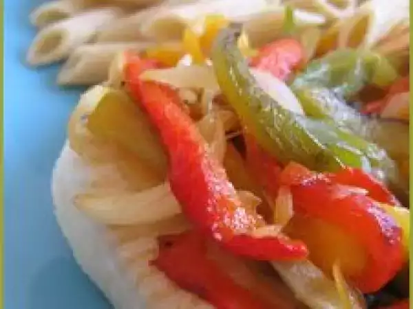 Recette Flétan tout en couleurs... aux poivrons
