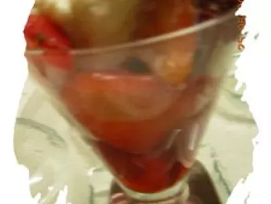 Recette Verrine de fraises nouvelles au mascarpone battu