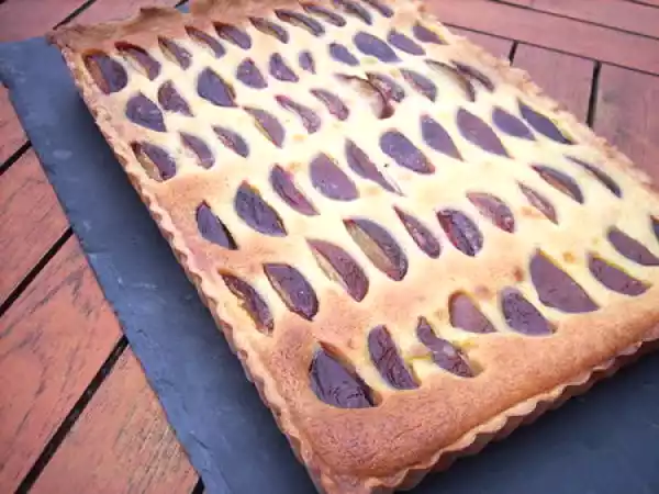 Recette Tarte amandine aux quetsches
