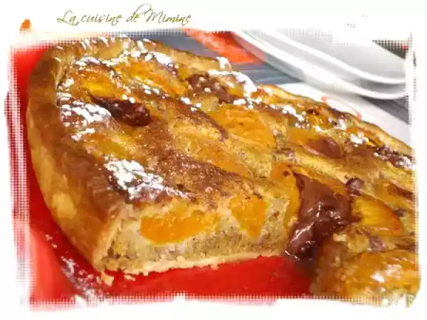 Recette Tarte aux abricots et à la crème de noisette