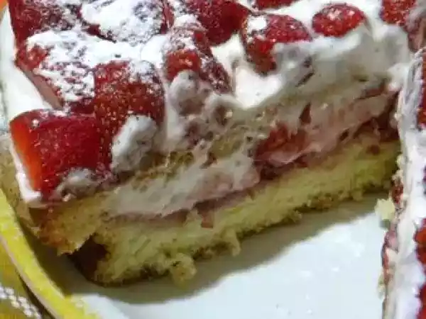 Recette Biscuit de savoie façon fraisier