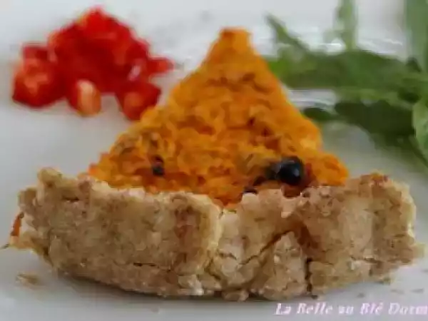 Recette Tarte aux carottes à l'indienne, sans blé, sans lait