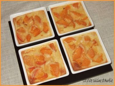 Recette Minis clafoutis abricots - amande amère