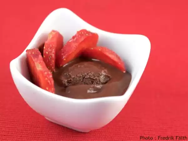 Recette Sorbet au cacao perlé et à la fève tonka