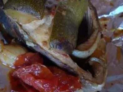 Recette Papillotes de saumon bio à la ratatouille confite