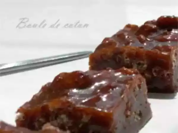 Recette Carrés croustillants au caramel