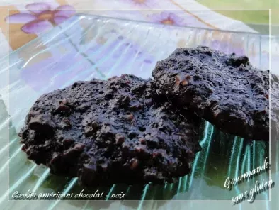 Recette Cookies américains chocolat - noix, sans farine