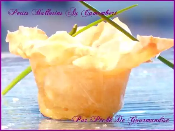 Recette Petits ballotins au camembert