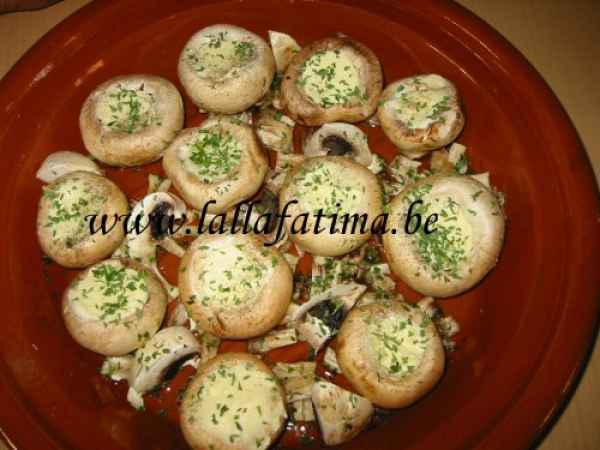 Recette de champignons farcis à l'ail et au persil