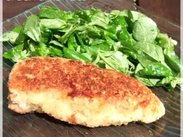 Recette Poulet pané aux noisettes et aux amandes