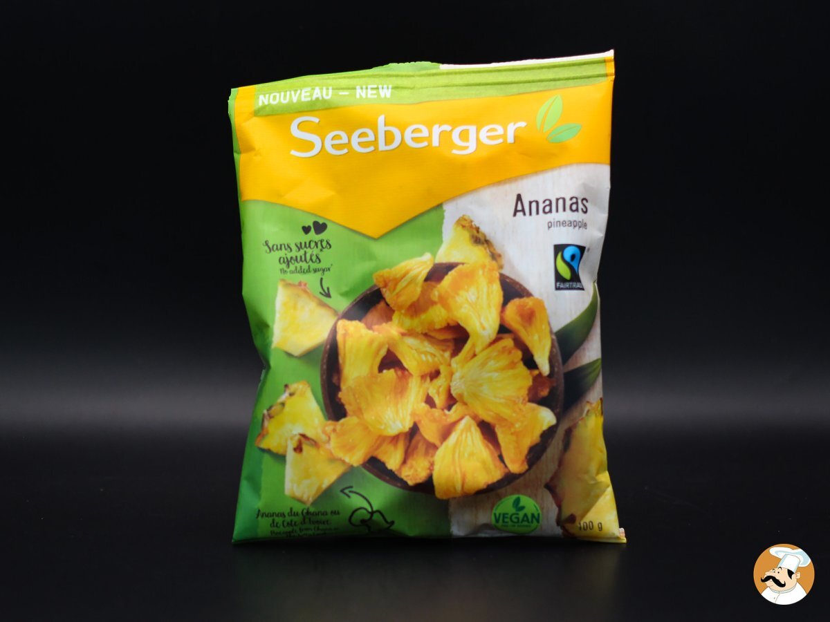 Seeberger croque dans l’ananas avec un snack 100 % naturel et équitable