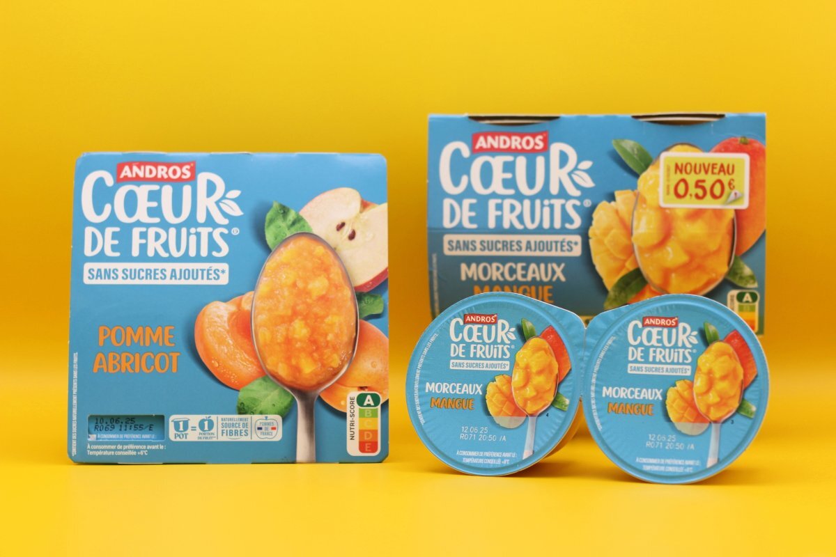 Andros lance Cœur de Fruits : la révolution des compotes sans sucres ajoutés