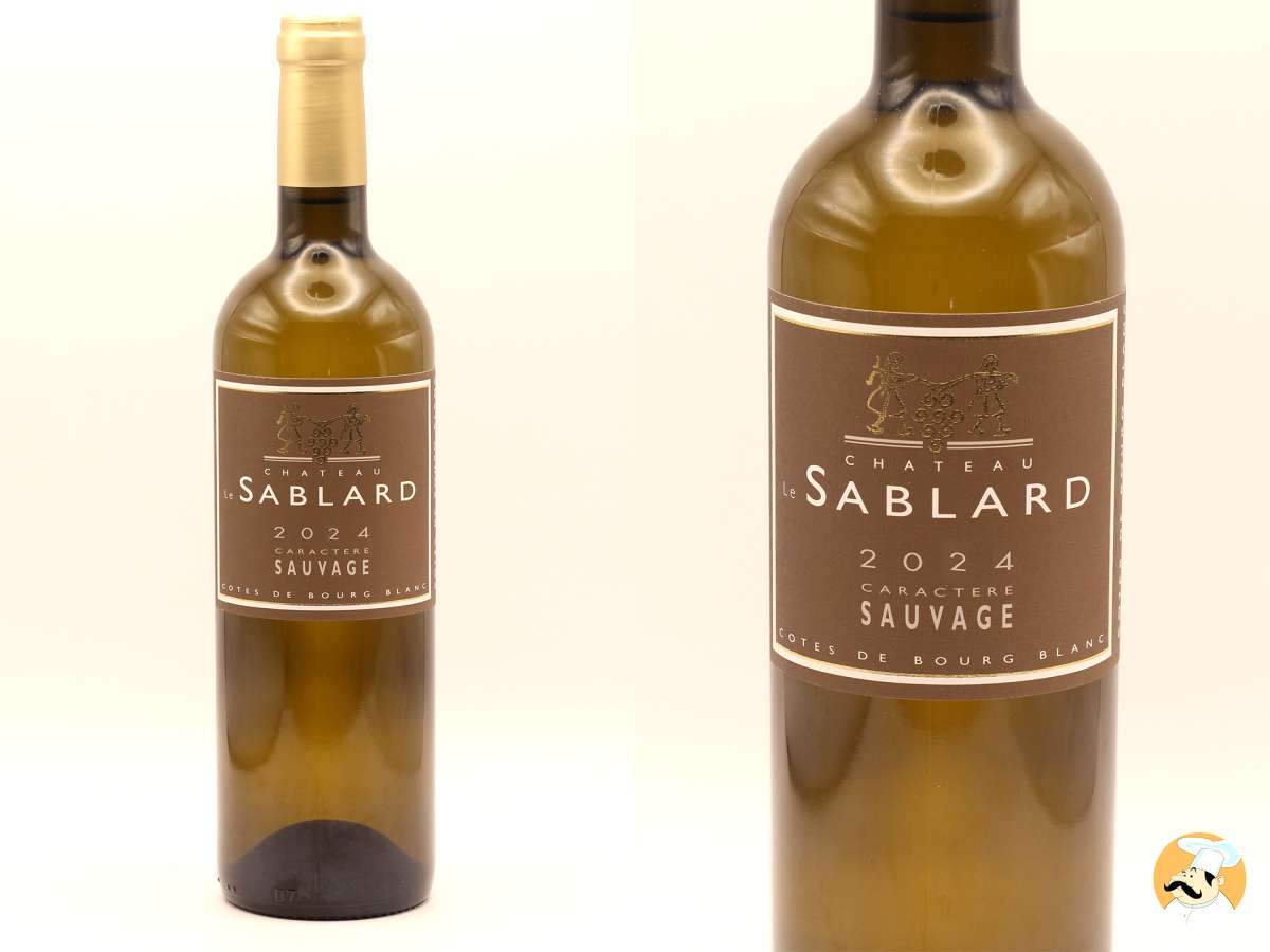 Château Le Sablard – Sauvage 2024 : un blanc précis et lumineux des Côtes de Bourg