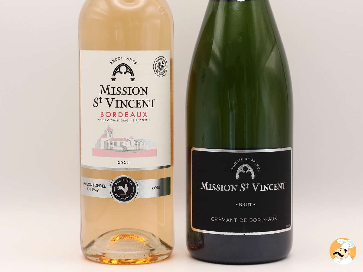 Mission Saint-Vincent : un Crémant de Bordeaux et un rosé pour accompagner les beaux jours 