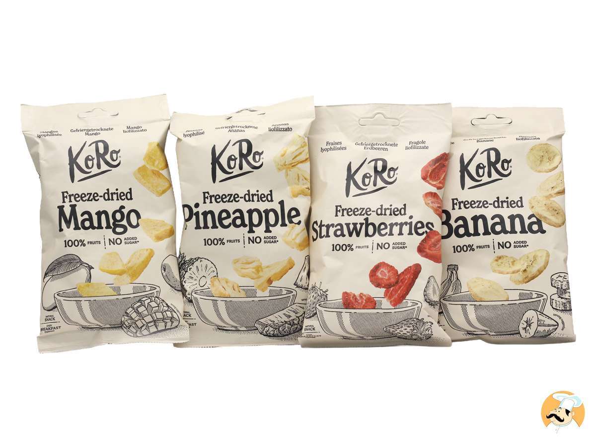 KoRo mise sur les fruits lyophilisés… et les enrobe de chocolat ! 