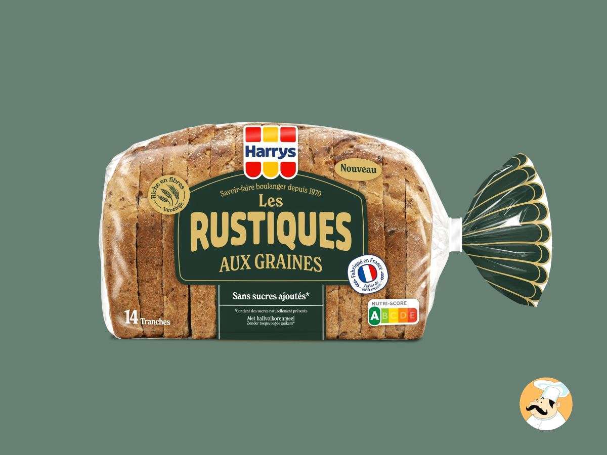 Harrys lance Les Rustiques, deux nouveaux pains de mie plus généreux 