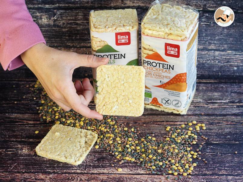 Galettes Protein Lentilles et Pois chiches de Lima 