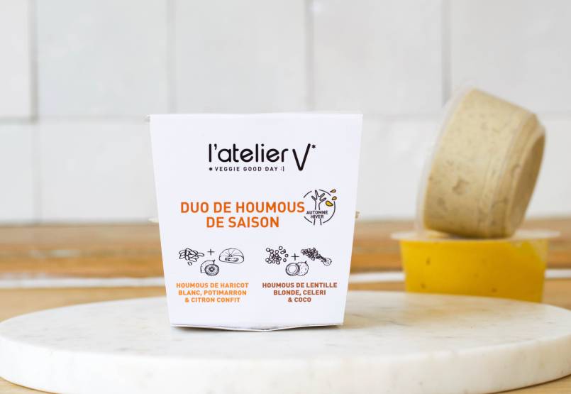 Le pack duo de houmous par L'atelier V 