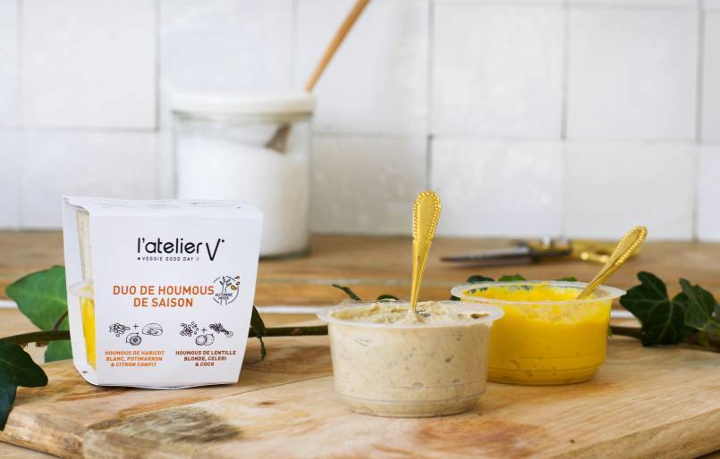 Le pack duo de houmous par L'atelier V 