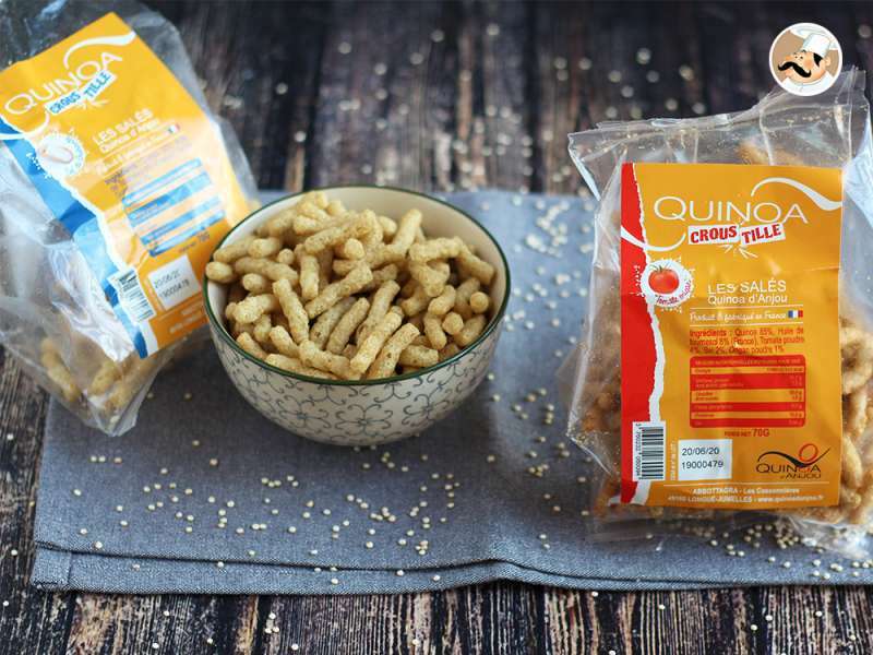 Les nouveaux snack salés au Quinoa d'Anjou 
