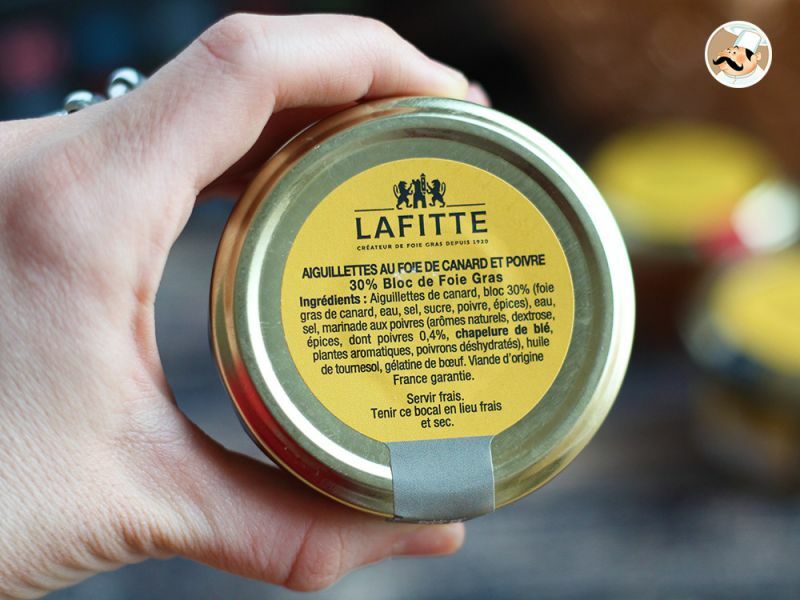 Les aiguillettes de foie gras de la Maison Lafitte 