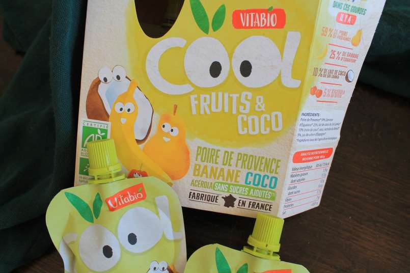 La nouvelle gamme Cool fruits au lait de coco de Vitabio Cool 