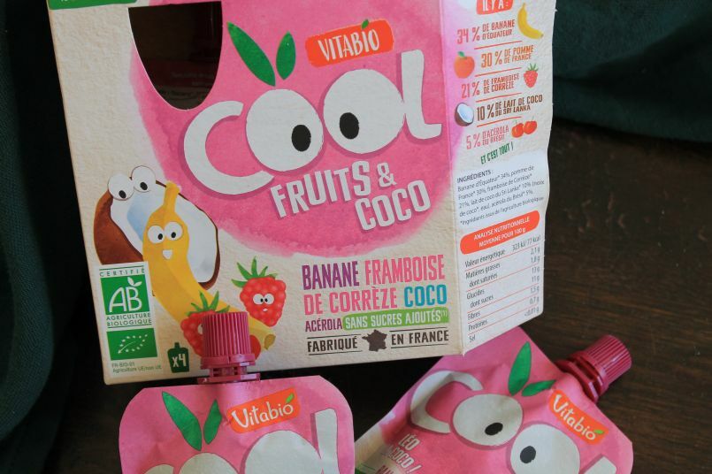 La nouvelle gamme Cool fruits au lait de coco de Vitabio Cool 