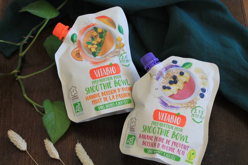 Les nouveaux smoothies bowl express de Vitabio