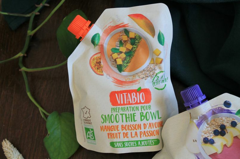 Les nouveaux smoothies bowl express de Vitabio 