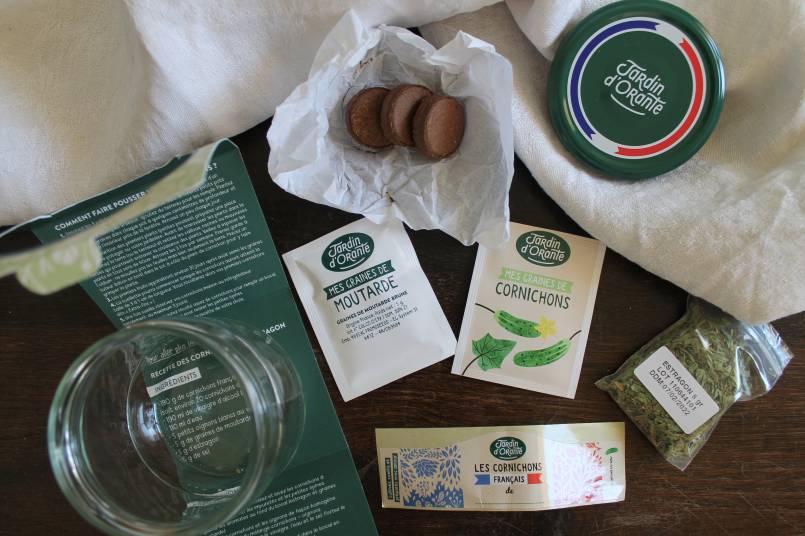 Les kits pour faire pousser les cornichons de Jardin d'Orante 