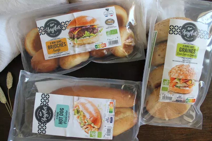 Les nouveaux pains burger et hot dog de L'Angélus 