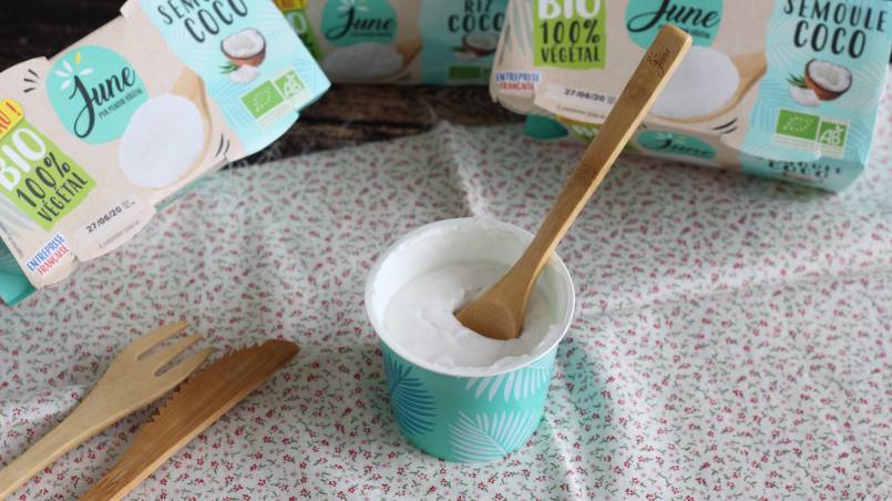 Les nouveaux entremets Bio et Végétal de June 