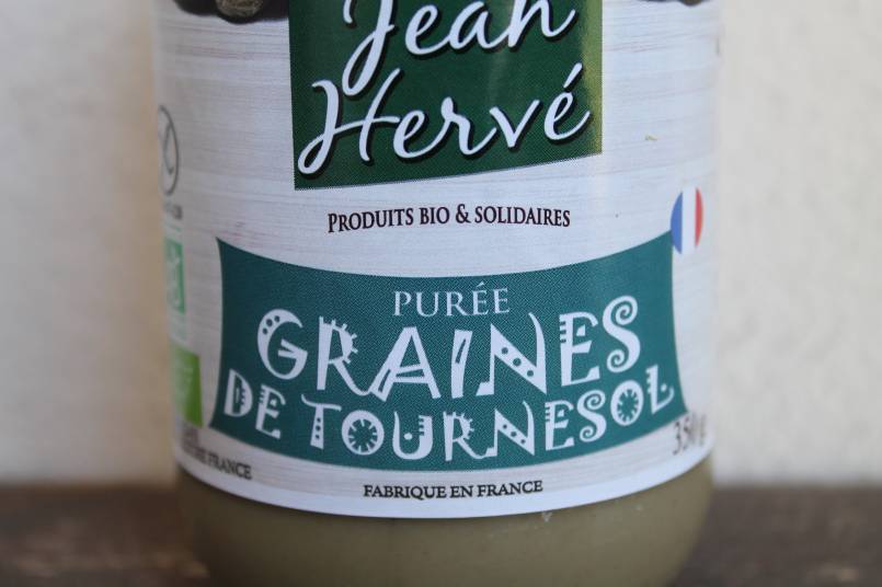 La purée 100% graines de tournesol de Jean Hervé 