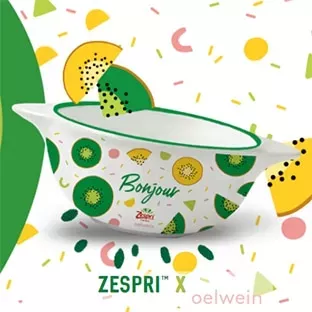 Des petits-déjeuners hauts en couleurs avec Zespri et Oelwein 