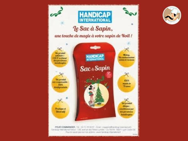 N'oubliez pas le sac à sapin !