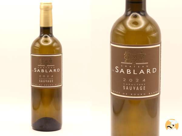 Château Le Sablard – Sauvage 2024 : un blanc précis et lumineux des Côtes de Bourg