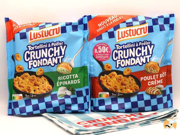 Lustucru réinvente les pâtes farcies avec ses tortellini à poêler “Crunchy Fondant”