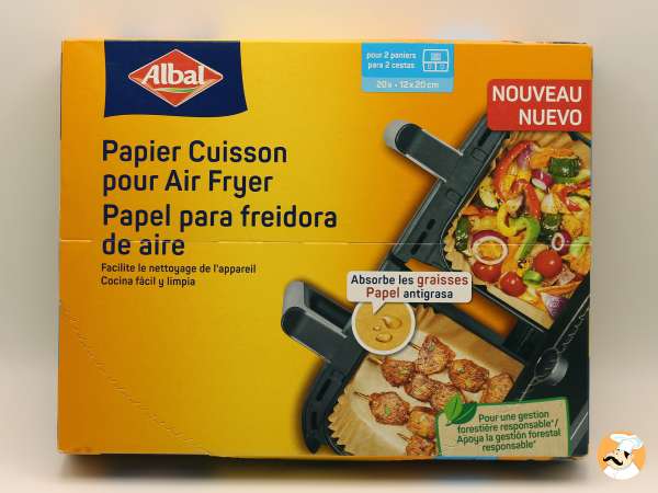 Albal® : un nouveau papier cuisson pensé pour les Air Fryer à double bac