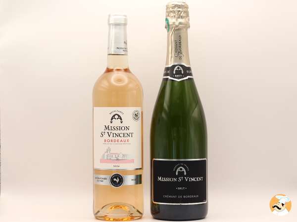 Mission Saint-Vincent : un Crémant de Bordeaux et un rosé pour accompagner les beaux jours