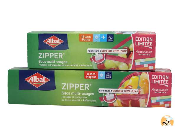 Albal met de la couleur dans ses sacs Zipper pour mieux s’organiser au quotidien